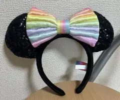 ディズニー　カチューシャ　40周年　ドリームゴーラウンド　スパンコール　カラフル