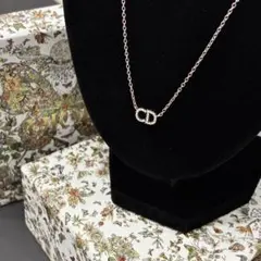 Christian Dior CDロゴ クレールディーリュヌ ネックレス