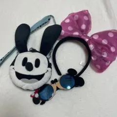 ディズニー カチューシャ パスケース サングラス
