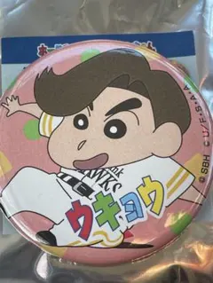 福岡ソフトバンクホークス 周東佑京選手 缶バッジ 若鷹ガチャ クレヨンしんちゃん