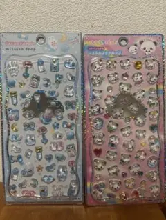 もちもちぱんだシール　mizuiro drop シール　２枚セット　新品　正規品