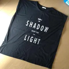 レディース　Tシャツ　ブラック　Lサイズ