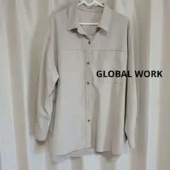 【美品】GLOBAL WORK　 長袖シャツ /L