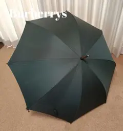 【 BURBERRY 】長傘 ダークグリーン 無地 ヴィンテージ