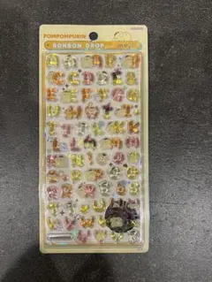 ポムポムプリン ボンボンドロップシール　アルファベット