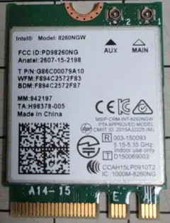 Intel 8260NGW Wi-Fi/Bluetooth Module