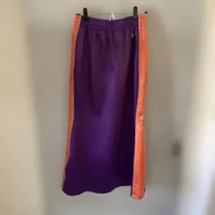 Champion 紫オレンジ スカート　M ジャジー系