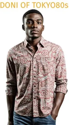 イケオジ系　PEDONI OF TOKYO 長袖シャツ M