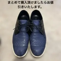 LAVAN ネイビー レザー シューズのサムネイル
