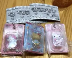 ハローキティ パッケージミニチュアコレクション ガチャガチャ　3種　セット