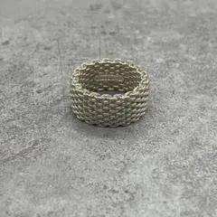 V*T様 Tiffany サマセット メッシュ リング 21号〜22号 希少サイ