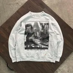 7AS5 FRUIT OF THE LOOM グラフィックスウェット　グレー　L