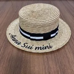 アムロ様専用 ANNA SUImini 麦わら帽子 カンカン帽のサムネイル