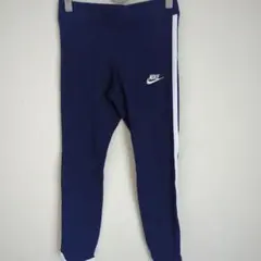NIKE ナイキ ワンポイントロゴ刺繍 スパッツ、レギンス レディース 紺