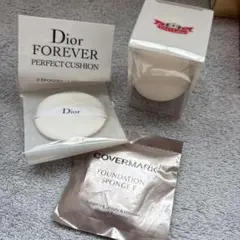 Dior・カバーマーク・ドクターシーラボ パフ＆スポンジ3点セット 未使用のサムネイル