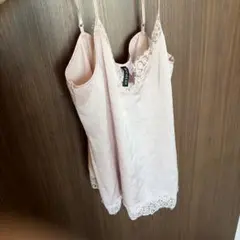 H&M レースキャミソール　ピンク