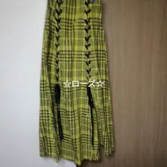 SNIDEL★チェックロングスカート