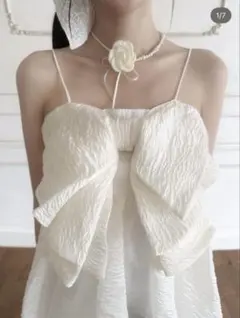 treaturself ribbon jacquard cami topsのサムネイル