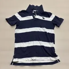 Abercrombie ストライプポロシャツ M