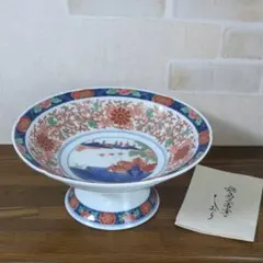 SNT257 極上品 有田焼 松右衛門 作 染錦金彩ラッタン人 南蛮船図火鉢 SNT257 極上品 有田焼 松右衛門 作 染錦金彩ラッタン人 南蛮船図