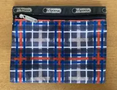 LeSportsac チェック柄ポーチ