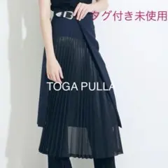 TOGA PULLA スーティングウールプリーツスカートのサムネイル