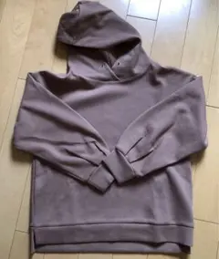 レディース　パーカー　プルオーバー　ブラウン　モカ茶　ココアブラウン　Ｍ