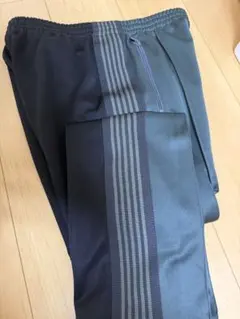 Needles studious トラックパンツ ストレート ネイビー S - メルカリ