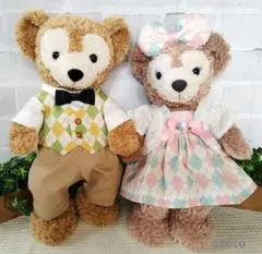 ダッフィー&シェリーメイSサイズ　ハンドメイドコスチューム　ペアセット