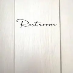 ドアサイン/ 転写ステッカー 1枚(お好きな文字)