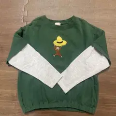 petit main 120 おさるのジョージ長袖Tシャツ