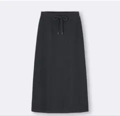 ワッフルマキシスカート　Ｍ　ブラック　GU ユニクロ　ZARA
