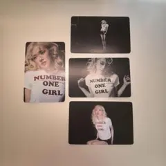 Blackpink ロゼ トレカ 4枚セット　number one girl