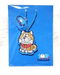 新品 100%ドラえもん&フレンズ展 限定 アクリル2連キーホルダー サンタ