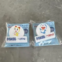 明治らくらくキューブ　ノベルティ　ドラえもんクリップ2種 ドラミちゃん