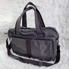 【新品未使用】ace. エース 2WAY ナイロン ボストンバッグ ブラウン