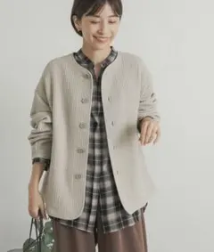 アーバンリサーチドアーズ　キルトノーカラージャケット