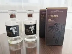 響 HIBIKI 21年　ウイスキー空瓶・箱　未洗浄のサムネイル
