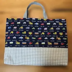 レッスンバック　裏地キルティング　ハンドメイド　＊3