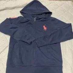 Ralph Lauren ネイビー フルジップパーカー XL