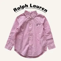 Ralph Lauren ラルフローレン キッズ チェック柄シャツ 110cm