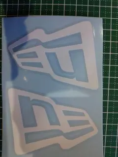 ニューエラ NEW ERA カッティングステッカー 2枚セット 白