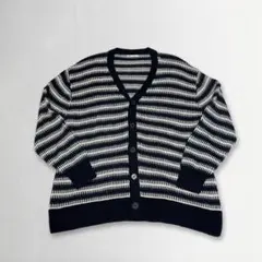 ZARA border Knit cardiganのサムネイル