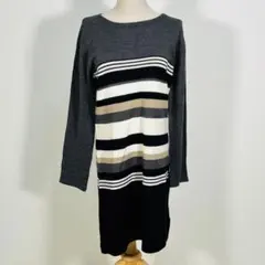 【極美品】太めボーダー リミテッドエディション アツロウタヤマ ニットワンピース