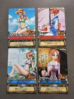 ONE PIECE カードダス ナミ ニコ・ロビン 2枚セット スコール キラ ONE PIECE カードダス ナミ ニコ・ロビン 2枚セット スコール キラ