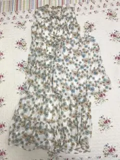 べたちゃん様専用。親子お揃いワンピース キッズ110 ママS
