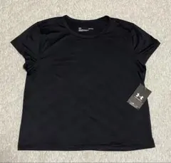 【新品】アンダーアーマー:レディース:ノックアウト Tシャツ:LG ブラック