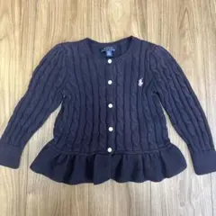 Polo Ralph Lauren ネイビー カーディガン 3/3T