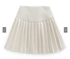 インパン裏地付プリーツ切り替えミニスカート [ai145] grl グレイル M