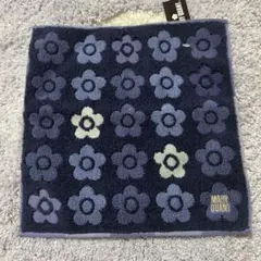 MARY QUANT タオルハンカチ ネイビー